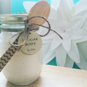 All natural sugar body scrub